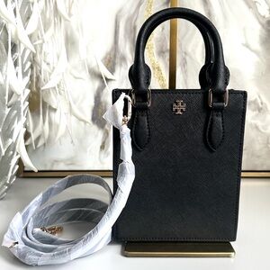 NWOT TORY BURCH EMERSON MINI SHOPPER TOTE CROSSBODY